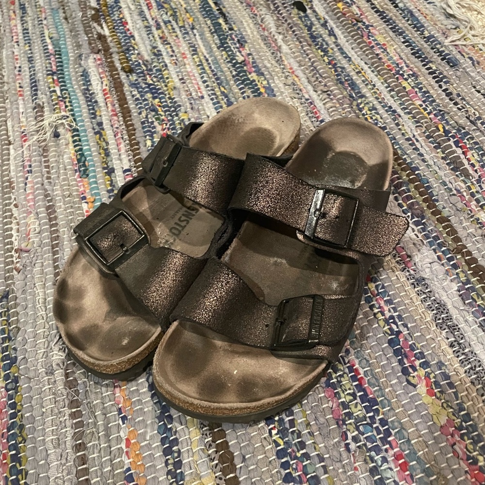 Metallic Birkenstocks 250